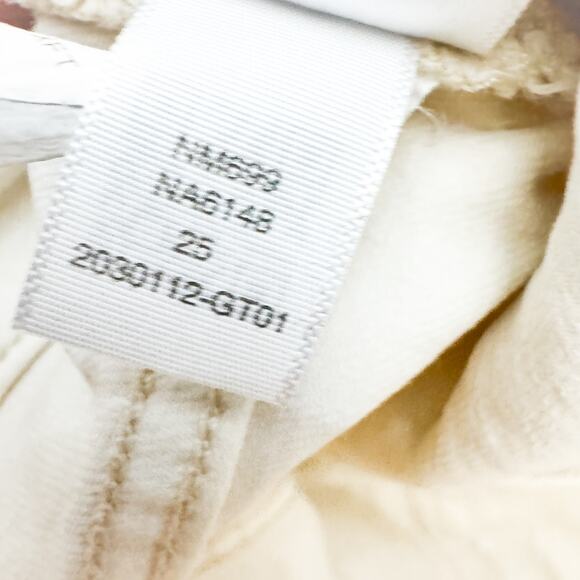 Madewell The Perfect Vintage Wide-Leg Cream White Denim Jeans Size 25 - Picture 8 of 9